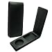 LUPO Ipod Nano 4g (4th Generation Chromatic) Leather Flip Case - BLACK