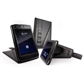 Tuff-Luv Bi-Axis Etui artificiel housse cuir Napa pour Archos 80 G9 (8 GB / 16 GB / 250 GB) - Noir