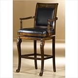 Douglas 30" Swivel Wood Barstool in Distressed Cherry