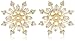 10k White or Yellow Gold Diamond Earring Jackets (1/6 cttw, I-J Color, I3 Clarity) for 1/2 cttw Stud Earrings