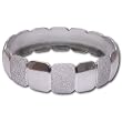 Rodium Plated Bracelets Costume Jewelry from India Unique Gift for Her 2.5 inches