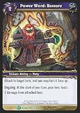 World of Warcraft Blood of Gladiators Single Card Power Word: Restore #52 Uncommon