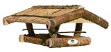 HOUSE-GARD 218 Vogelfutterhaus ""Lerche"" aus massiver Birke/Buche, 45x50x25 cm