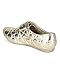 Nature Breeze Women Metallic Leatherette Round Toe Quilted Velcro Sneaker CA75 - Gold