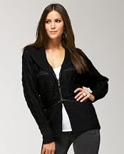 Double Zip Cable Cardigan