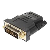 DVI 24 +1 Stecker auf HDMI Buchse Adapter V1.3 für Smart LED HDTV / Chromecast / Blu-Ray DVD