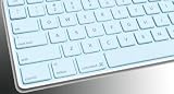 Mactop Silicone Skin Cover for iMac Slim Keyboard BLUE
