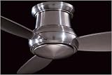 Minka Aire Ceiling Fan F574BNW Concept II Wet Fan - Brushed Nickel Outdoor Indoor Fans 52
