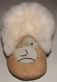 Tibet PLATEAU soft sole infant leather baby shoes BOOTIES with FLEECE white duck