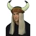 Wikingerhelm Helm mit Haar Wikinger Kost�m Fasching Karneval