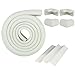 2m Baby Child Kids Safety Safe Table Desk Edge Cushion Protector w/ Tape + 4 Corner Guards White