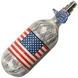 Crossfire American Flag Fixed High Pressure - 5 Year N2 Tank - 45ci 4500psi