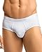 Leo butt lifting/enhancement performance brief underwear for men removable pads White