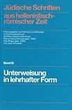 J&uuml;dische Schriften aus  hellenistisch-r&ouml;mischer Zeit (JSHRZ): J&uuml;dische Schriften aus hellenistisch-r&ouml;mischer Zeit, Band III - Buchdecke: 3 - 