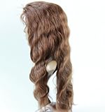 Full Lace Wigs Hand Made Human Hair Remy 100% Brazilian Virgin #4 Body Wave Bw (16