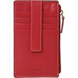 Lodis Nouveau Onyx 5 Credit Card Case with Zip Pocket