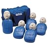 CPR Prompt (5 Pack) BLUE Infant Manikins w/50 Lung Bags, Nylon Carry Case & Tool - LF06050U
