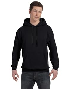 Hanes 7.8 oz COMFORTBLEND Fleece Pullover Hoodie Black L Hanes 7.8 oz COMFORTBLEND Fleece Pullover Hoodie