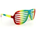 NEW KANYE STRONGER SHUTTER SHADES HIP HOP SUNGLASSES RAINBOW