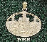 Syracuse Univ Hall Of Languages Charm/Pendant -14K/10K, Stainless Steel or Gold Plated