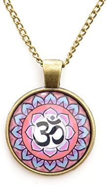Om Necklace Namaste Om Pendant Yoga Jewelry Om Charm Zen Necklace