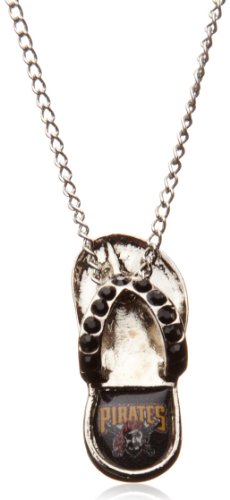 MLB Pittsburgh Pirates Crystal Flip Flop Necklace