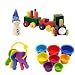 Haba Lokmock Baby Train Plus The First Years First Keys Teether and First Years Stack N Count Cups Bundle