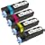 Compatible Alternatives to Dell 2135cn & 2130cn Set of 4 HY Replacement Laser Toner Cartridges