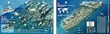 New Art to Media Underwater Waterproof 3D Dive Site Map - Wester Samboo in Key West - Florida