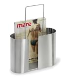 Magazine Rack (Stainless Steel) (15.4H x 12.2W x 4.7D)