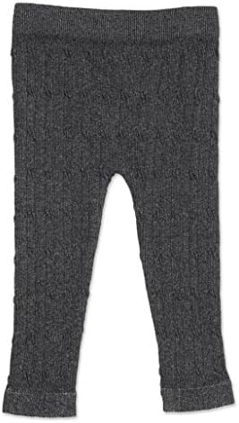 cable cotton infant leggings - dark grey,18-24m