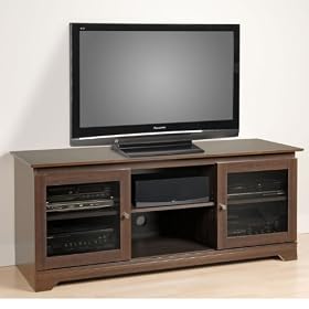 Prepac Ferentino Espresso Flat Panel LCD/Plasma TV Console