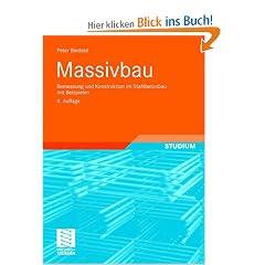 Massivbau: Bemessung und Konstruktion im Stahlbetonbau mit Beispielen