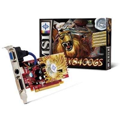 MSI nVidia GeForce 8400GS 256 MB DVI/HDTV PCI-Express Video