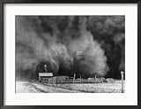 A Peaceful Little Ranch in Boise City, Oklahoma Framed Photographic Poster Print, 30x24