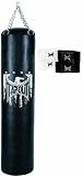 Tapout 70 Lb Muay Thai Bag With 2 Pack Of Hand Wraps Black