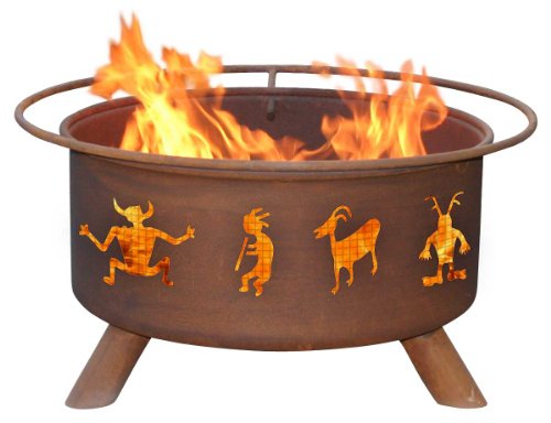 Patina Kokopelli 31-Inch Fire Pit
