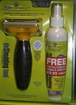 FURminator DeShedding Tool (MEDIUM) with FREE Shampoo