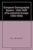 The European demographic system 1500-1820