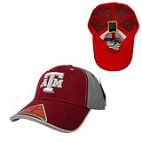 Texas A&M Aggies NCAA Pocket Mesh Flex Baseball Cap (Maroon)