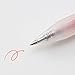 MUJI Clear Ballpoint Gel Pen [Red] 0.5mm x 5
