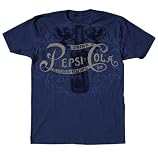 Pepsi Cola - Drink Pepsi Adult T-shirt in Harbor Blue, Size: X-Large