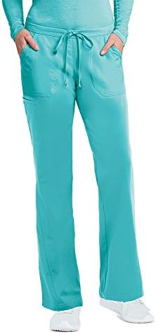 Nrg by Barco Uniforms Women's Cargo Scrub Pant X-Large Tall Aquamarine