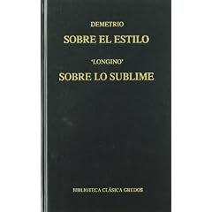 Sobre El Estilo - Sobre Lo Sublime