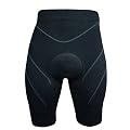 Brubeck Herren 1/2 Fahrradhose Radhose gepolstert, Profiqualit�t, schwarz (Fit-Activity, Funktionshose, Radsport, Spinning, Bikinghose, Fitnesscenter, Fitnesstrainer, ohne Tr�ger)