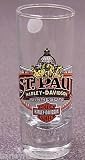 St. Paul Harley-Davidson® tall custom shot glass. Features the world famous St. Paul Harley-Davidson® logo. Set of four. SGCUS03XXLG