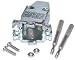 DB9 / HD15 (Serial / VGA) Metal Hood with Thumb Screws