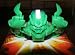 BAKUGAN SEASON 3 GUNDALIN W/ DNA CODES NEW LOOSE ZEPHROYZ VENTUS GREEN STRIKEFLIER 660G