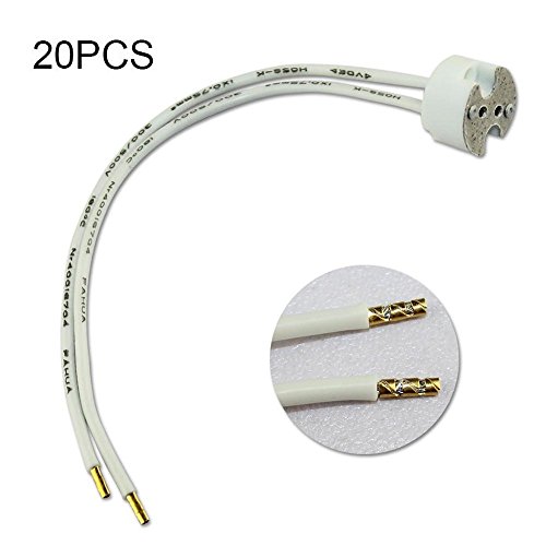 20 pcs / lot of 20 x wire connector socket for mr16, mr…
