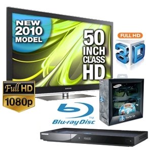 Samsung PN50C7000 50 Class 3D Plasma Bundle